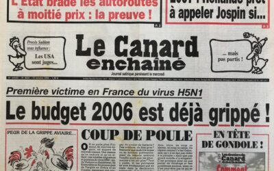 N° 4434 du Canard Enchaîné –  19 Octobre 2005