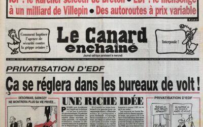 N° 4435 du Canard Enchaîné –  26 Octobre 2005
