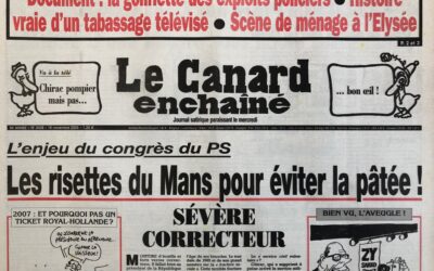 N° 4438 du Canard Enchaîné –  16 Novembre 2005