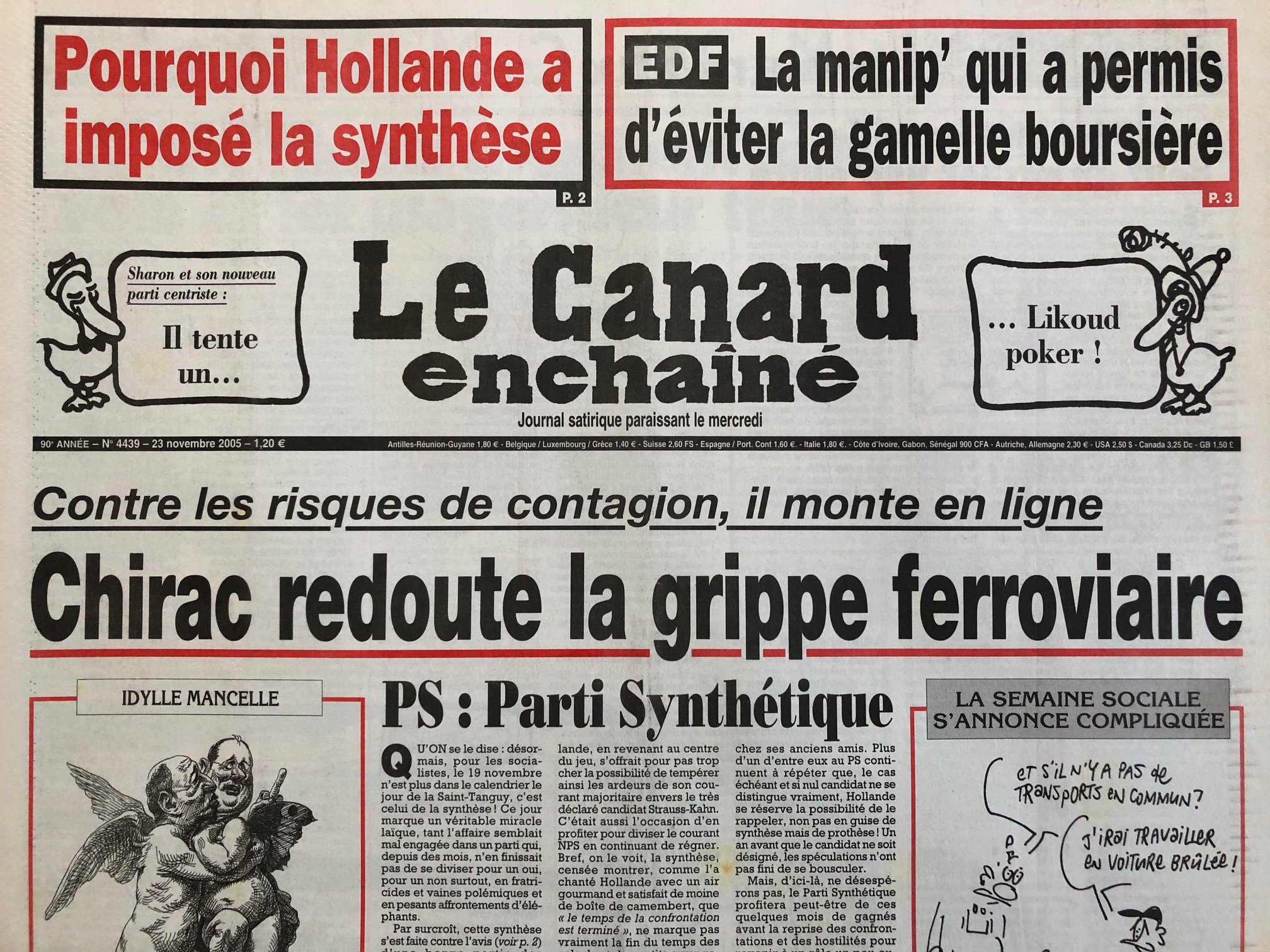 Couac ! | Acheter un Canard | Vente d'Anciens Journaux du Canard Enchaîné. Des Journaux Satiriques de Collection, Historiques & Authentiques de 1916 à 2004 ! | 4439