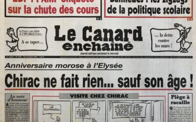 N° 4440 du Canard Enchaîné –  30 Novembre 2005