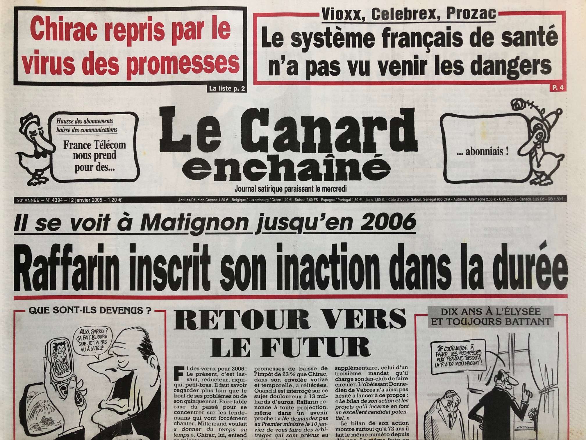 Couac ! | Acheter un Canard | Vente d'Anciens Journaux du Canard Enchaîné. Des Journaux Satiriques de Collection, Historiques & Authentiques de 1916 à 2004 ! | IMG 9357
