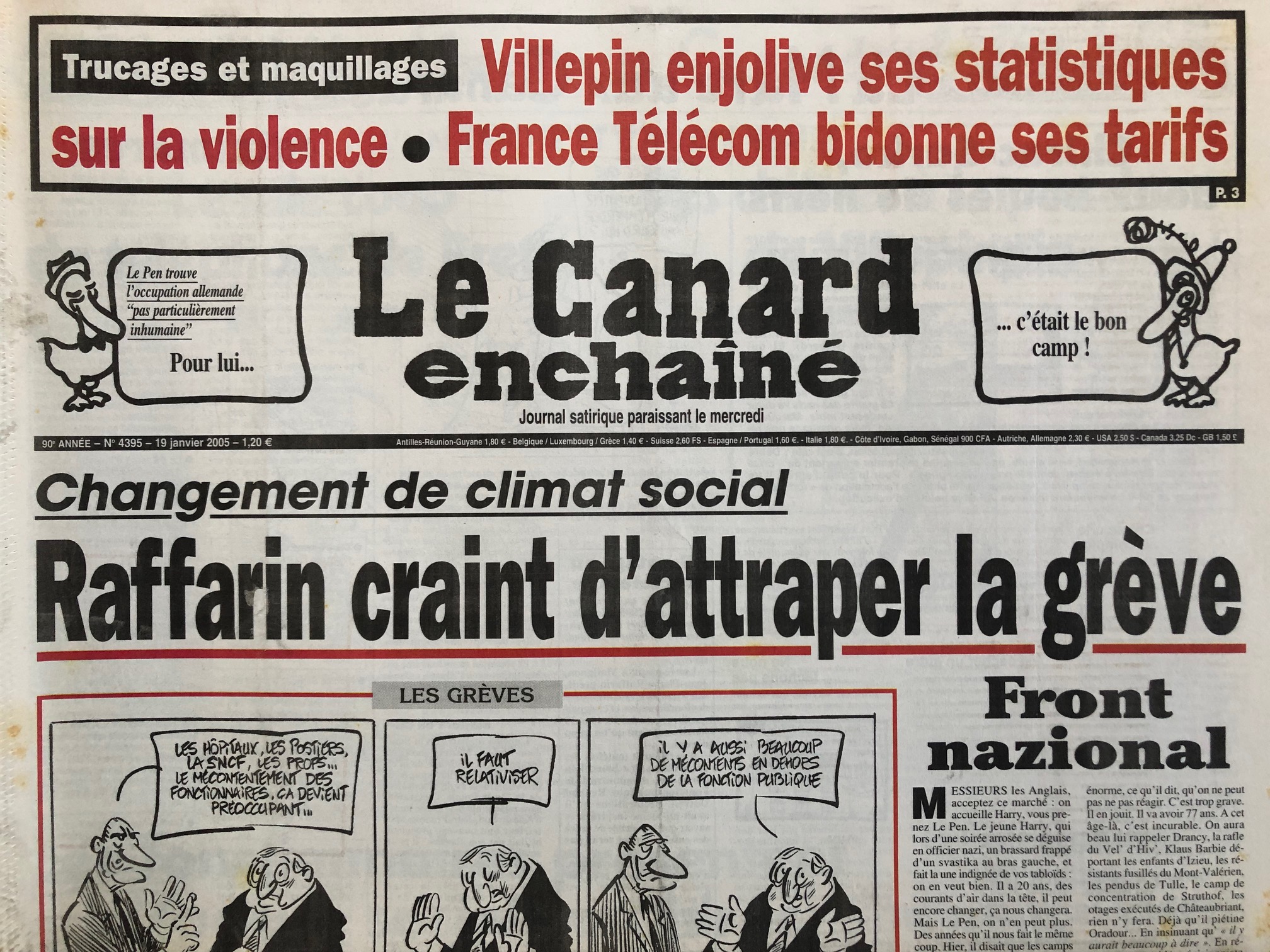 Couac ! | Acheter un Canard | Vente d'Anciens Journaux du Canard Enchaîné. Des Journaux Satiriques de Collection, Historiques & Authentiques de 1916 à 2004 ! | IMG 9358