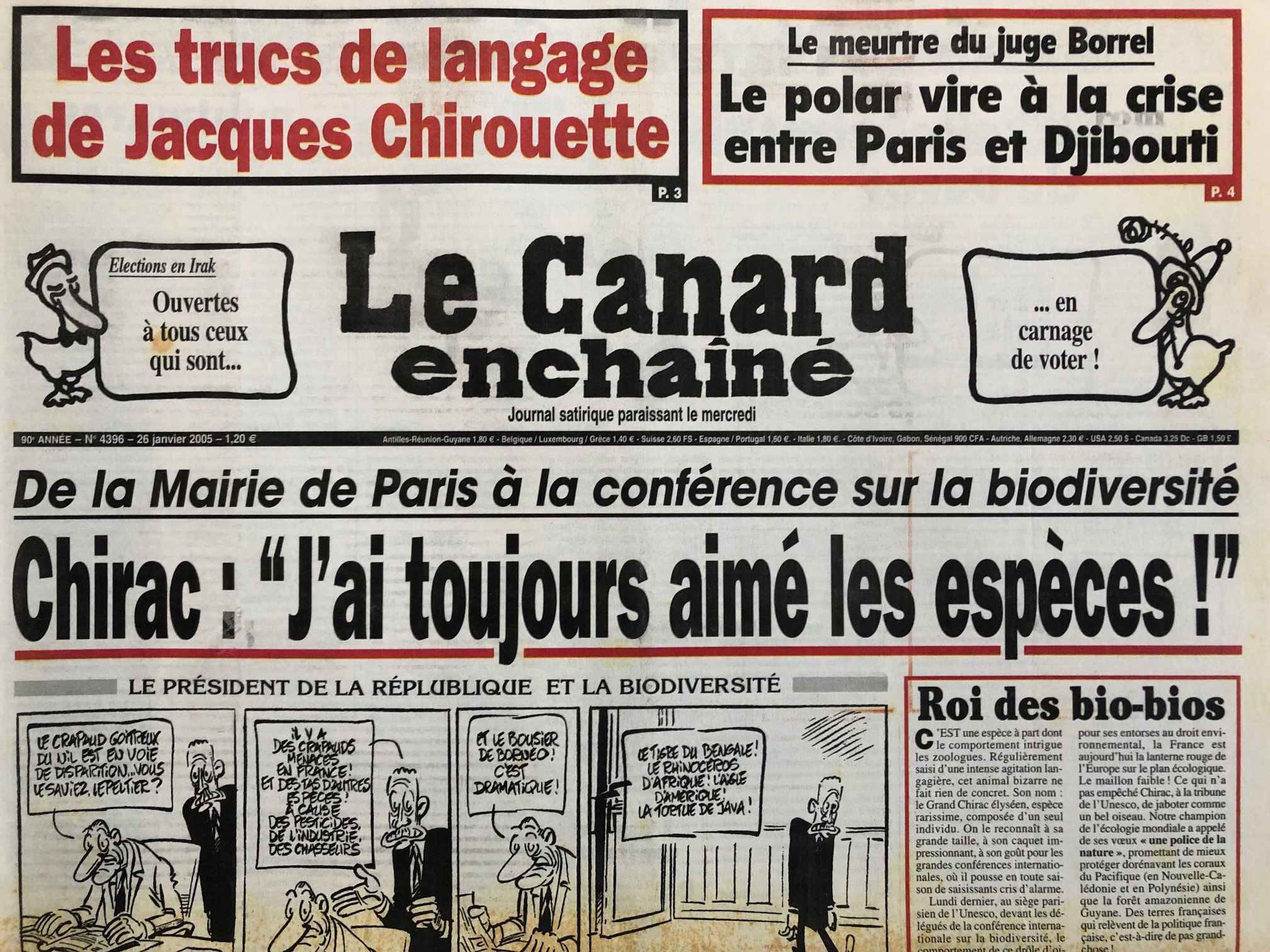 Couac ! | Acheter un Canard | Vente d'Anciens Journaux du Canard Enchaîné. Des Journaux Satiriques de Collection, Historiques & Authentiques de 1916 à 2004 ! | IMG 9359