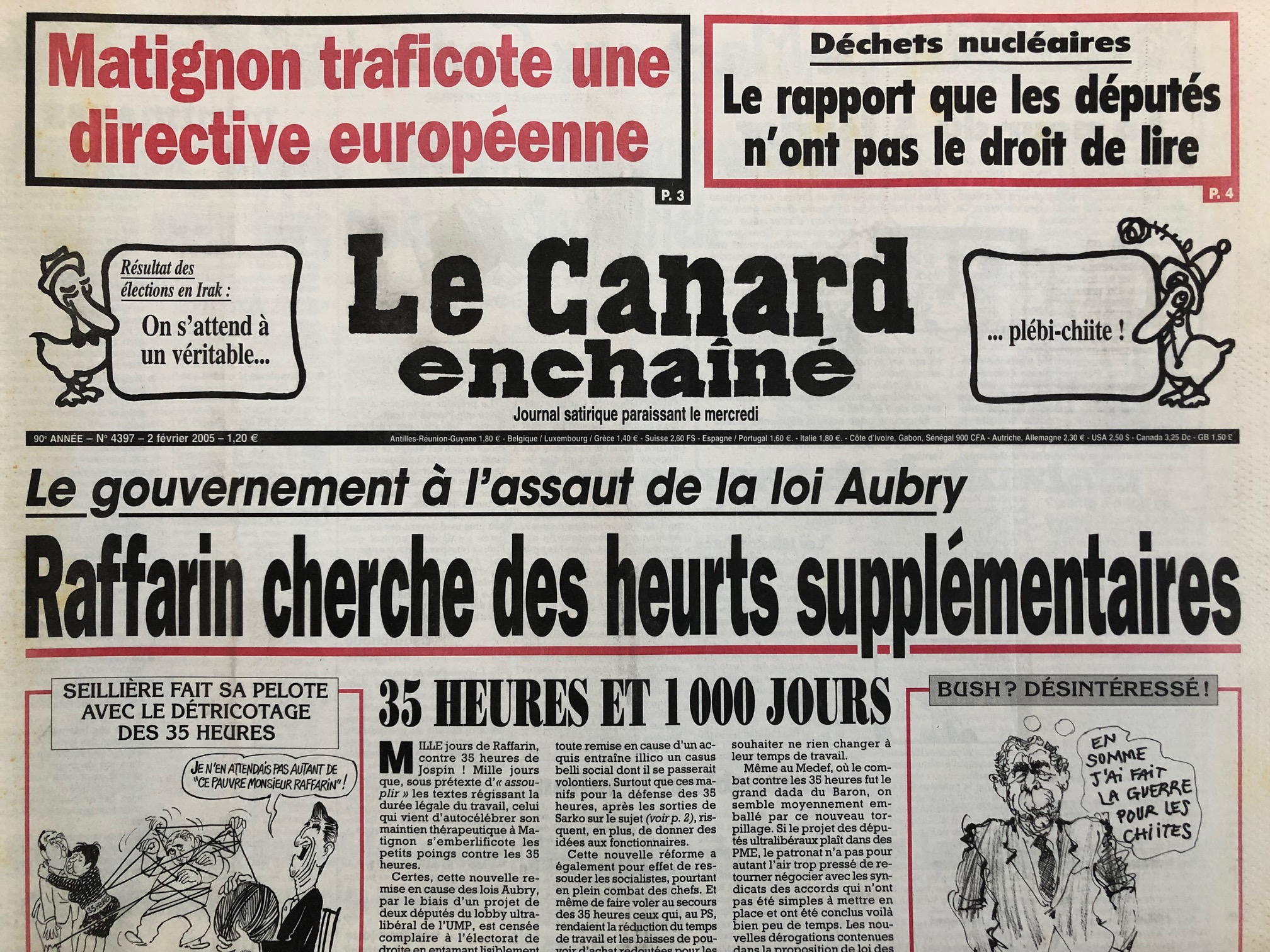 Couac ! | Acheter un Canard | Vente d'Anciens Journaux du Canard Enchaîné. Des Journaux Satiriques de Collection, Historiques & Authentiques de 1916 à 2004 ! | IMG 9360