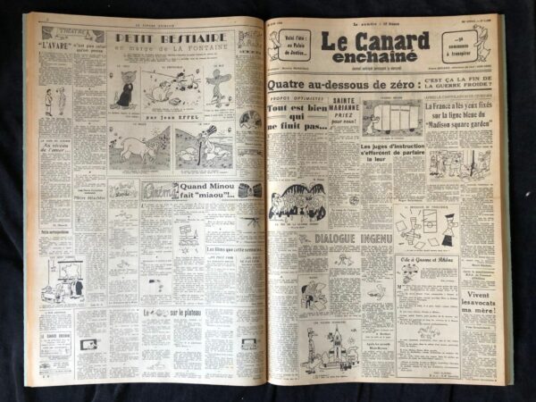 Année 1949 du Canard Enchaîné complète et brochée – Image 2