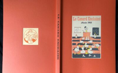 Année 1968 du Canard Enchaîné complète et brochée