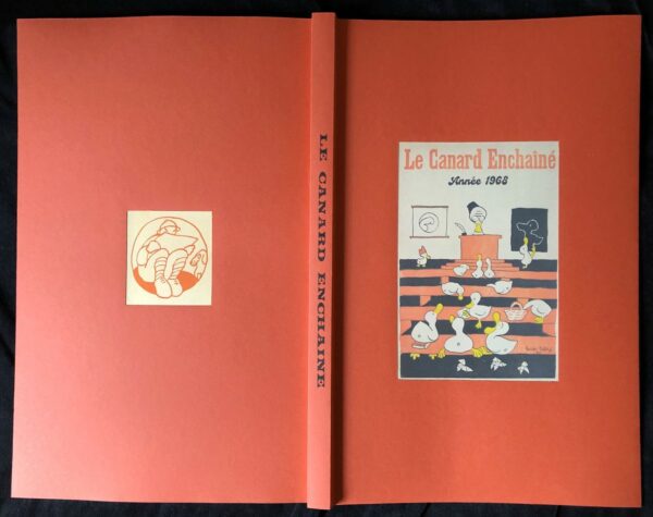 Année 1968 du Canard Enchaîné complète et brochée