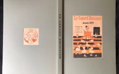Année 1971 du Canard Enchaîné complète et brochée