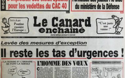 N° 4445 du Canard enchaîné –  4 janvier 2006
