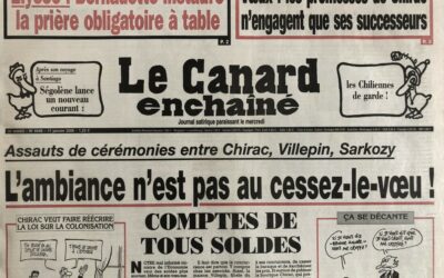 N° 4446 du Canard enchaîné –  11 janvier 2006