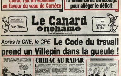 N° 4448 du Canard enchaîné –  25 janvier 2006