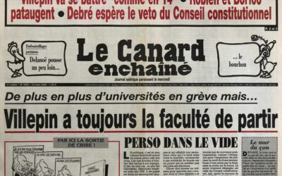 N° 4455 du Canard enchaîné – 15 mars 2006
