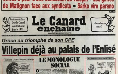 N° 4457 du Canard enchaîné – 29 mars 2006
