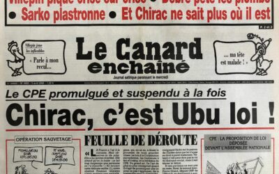 N° 4458 du Canard enchaîné – 5 avril 2006
