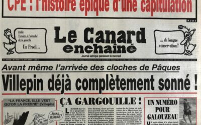 N° 4459 du Canard enchaîné – 12 avril 2006
