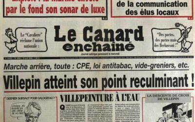 N° 4460 du Canard enchaîné – 19 avril 2006