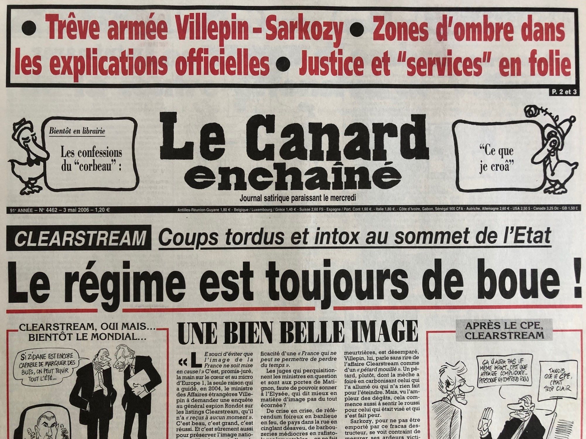 4462 Couac ! | Acheter un Canard | Vente d'Anciens Journaux du Canard Enchaîné. Des Journaux Satiriques de Collection, Historiques & Authentiques de 1916 à 2005 ! | 4462