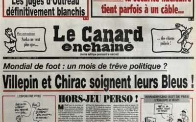 N° 4468 du Canard enchaîné – 14 juin 2006