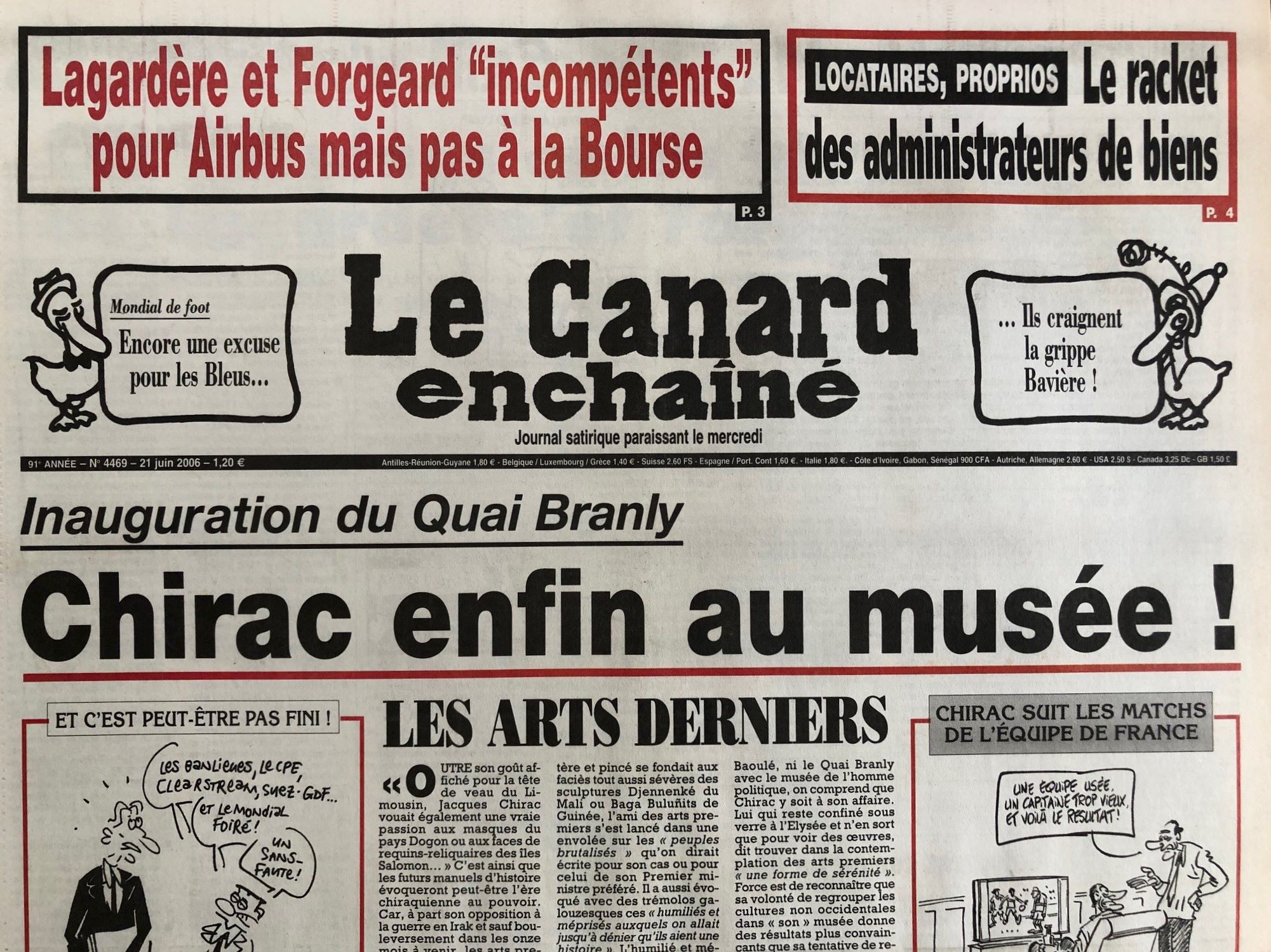 Couac ! | Acheter un Canard | Vente d'Anciens Journaux du Canard Enchaîné. Des Journaux Satiriques de Collection, Historiques & Authentiques de 1916 à 2005 ! | 4469