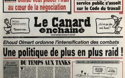 N° 4475 du Canard enchaîné – 2 août 2006