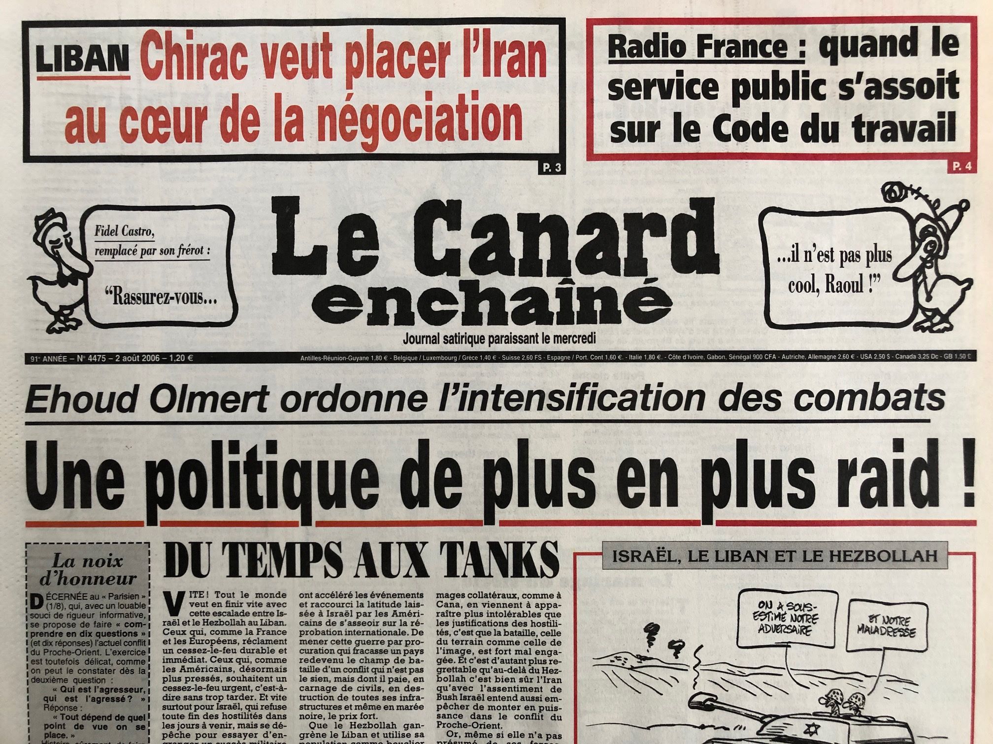 Couac ! | Acheter un Canard | Vente d'Anciens Journaux du Canard Enchaîné. Des Journaux Satiriques de Collection, Historiques & Authentiques de 1916 à 2005 ! | 4475