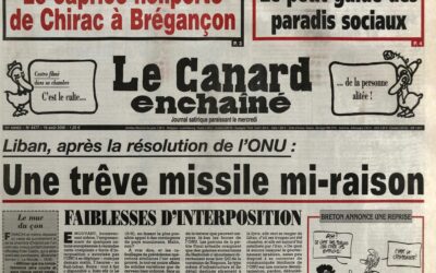 N° 4477 du Canard enchaîné – 16 août 2006