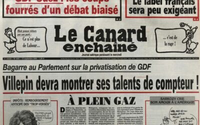 N° 4481 du Canard enchaîné – 13 septembre 2006