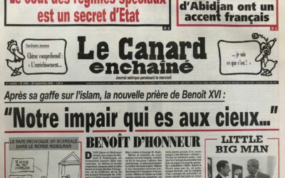 N° 4482 du Canard enchaîné – 20 septembre 2006