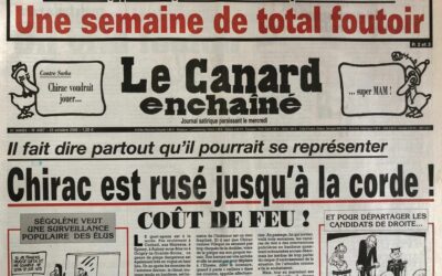 N° 4487 du Canard enchaîné – 25 octobre 2006