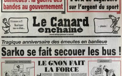 N° 4488 du Canard enchaîné – 1er novembre 2006