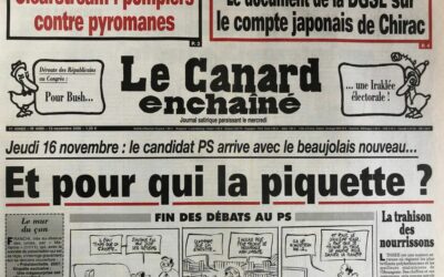N° 4490 du Canard enchaîné – 15 novembre 2006