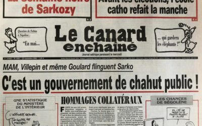 N° 4491 du Canard enchaîné – 22 novembre 2006