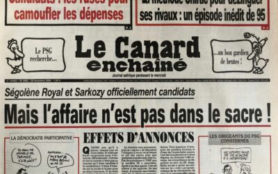 N° 4492 du Canard enchaîné – 29 novembre 2006