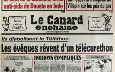 N° 4493 du Canard enchaîné – 6 décembre 2006