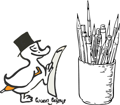 Couac ! | Les plumes et crayons du Canard | La plupart des très nombreuses collaborations occasionnelles ne sont pas répertoriées, notamment les pigistes, nombre d’illustrateurs, certains noms de plumes non encore élucidés ou signatures de dessins difficiles à déchiffrer … | illustrateurs img