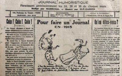 N° 1 du Canard Enchaîné –  10 septembre 1915