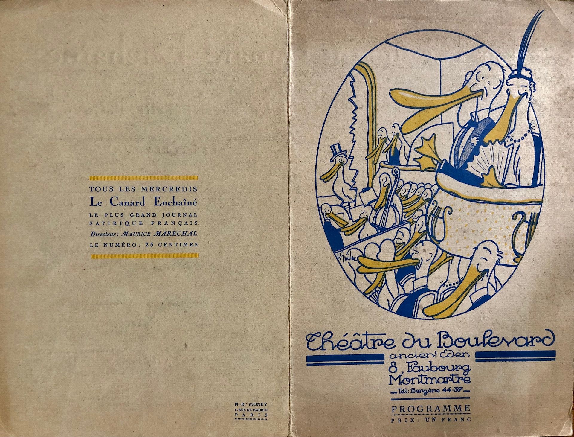 La Revue du Canard Enchaîné - 15 Juin 1922 | 90,00 € | 0311 | Couac ! | Presse Authentique de l'Epoque ! Pour des Cadeaux Originaux : Journal Rare Anniversaire, de Naissance... La Revue du Canard Enchaîné - 15 Juin 1922