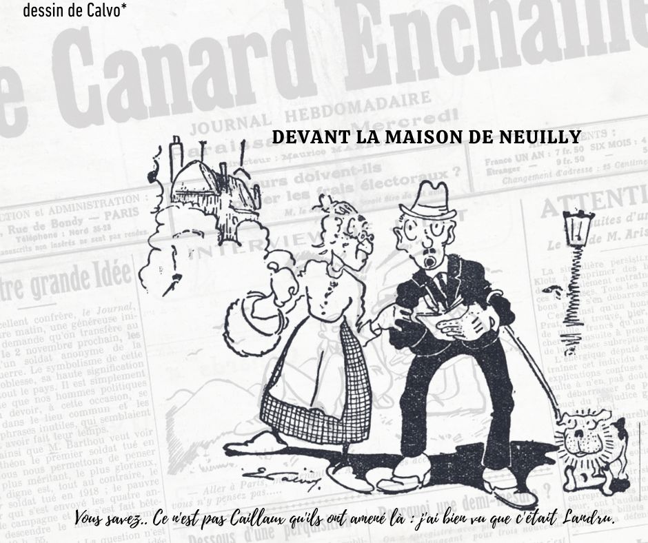 24 septembre 1919 : Landru accuse Caillaux, et le Canard met la presse judiciaire sens dessus dessous